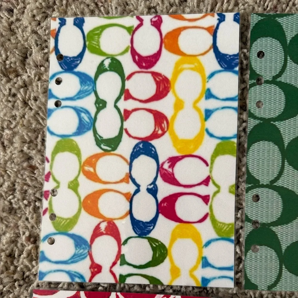 Agenda Planner Dashboards A5 - Set of 4
